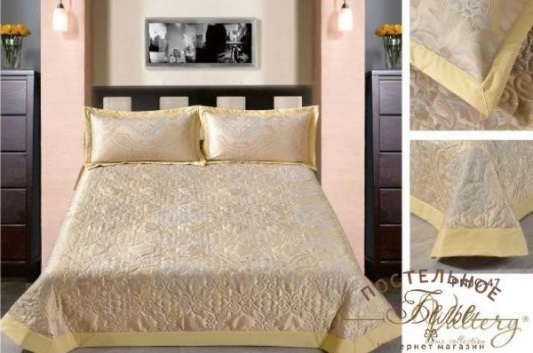 Покрывала жаккардовые PNJC-47 евро 230х250 2 наволочки 50х70