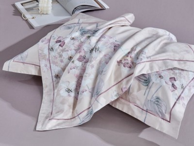 Комплект с летним одеялом полуторный из египетского хлопка Premium 160х220 см, 2149-OSPS