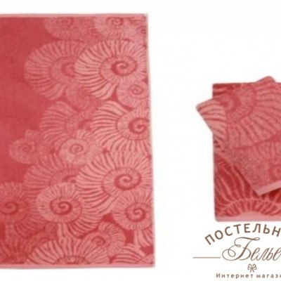 Полотенца ROSEBERRY SPAZİOSO L.Somon-D.Somon-70x140