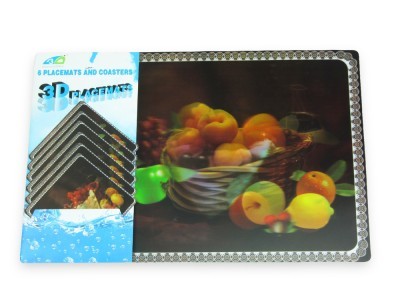 Набор пластиковых салфеток 3D 10010-22