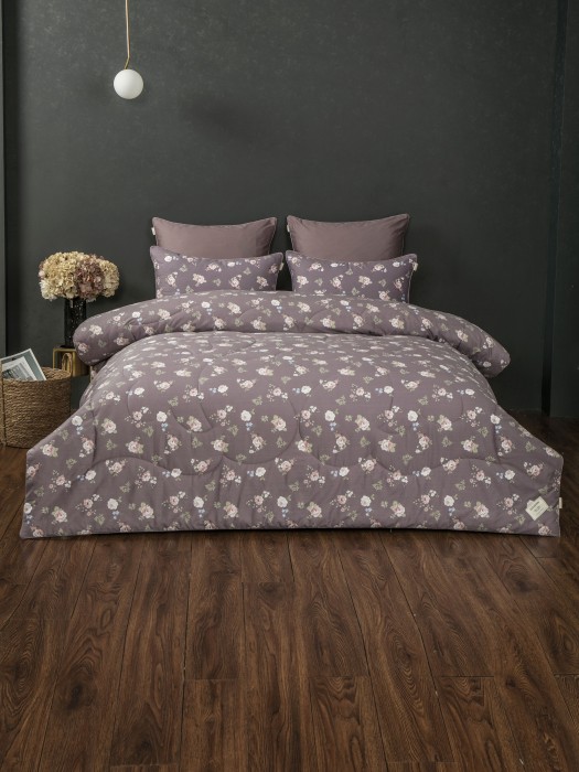 Комплекты для сна Долорес (капучино вино россо) АВС Cotton Полуторный 
