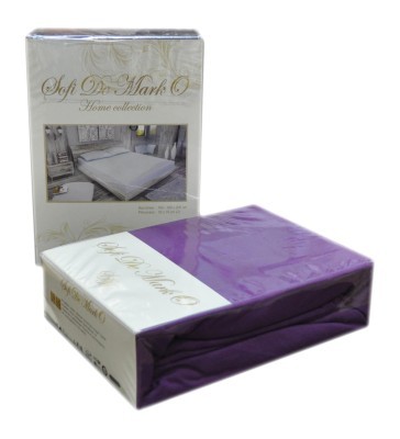 Простынь Трикотажная (фиолет) 160-180х200