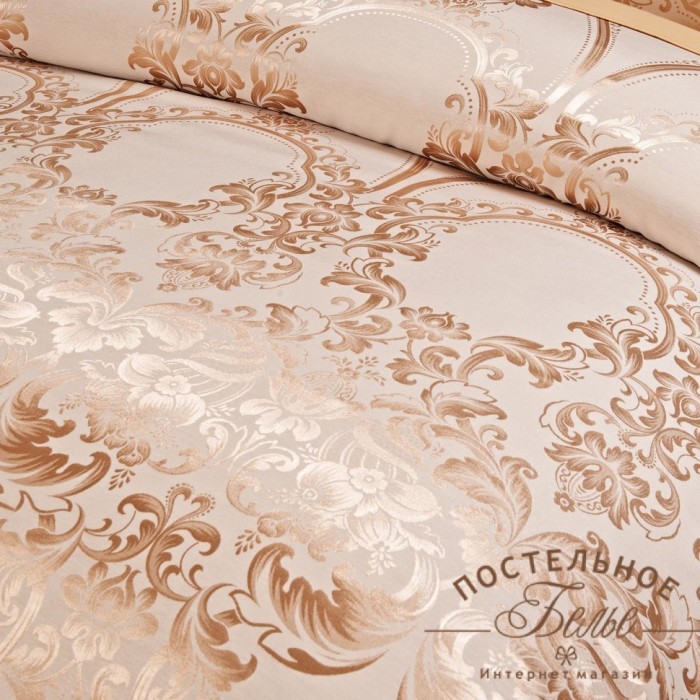 Лукреция №17 Жаккард Евро Комплект постельного белья