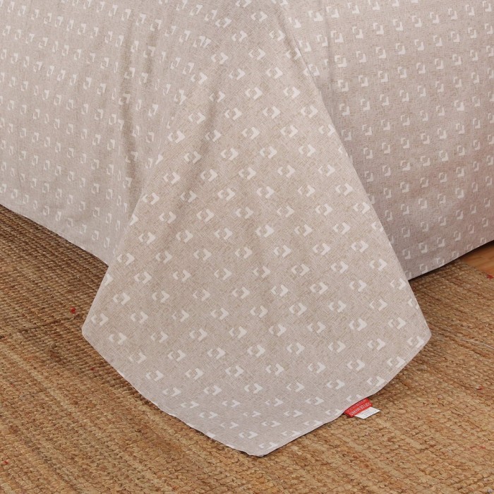 Николас №12 Комплект постельного белья сатин Евро 4н