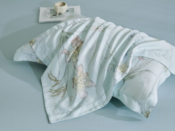 Постельное белье Asabella евро тенсел-люкс 2128-6