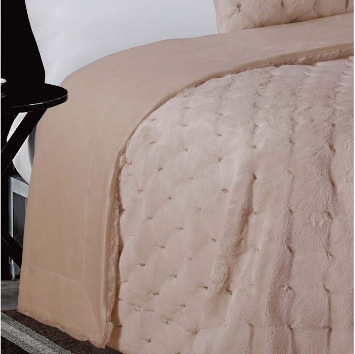 Бернард (беж) Плед 220х240