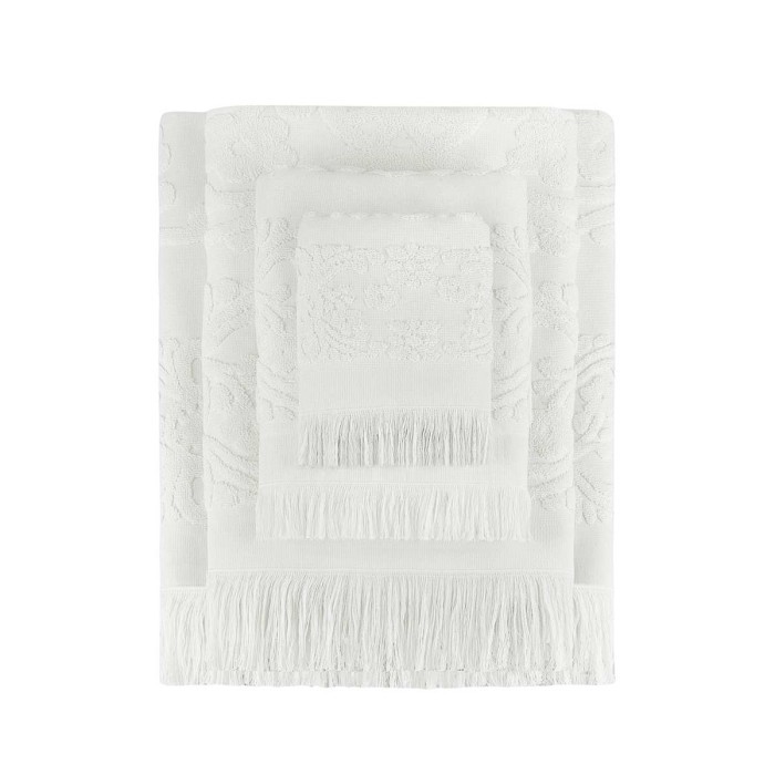 Полотенце Arya С Бахромой 30X50 Isabel Soft Экрю