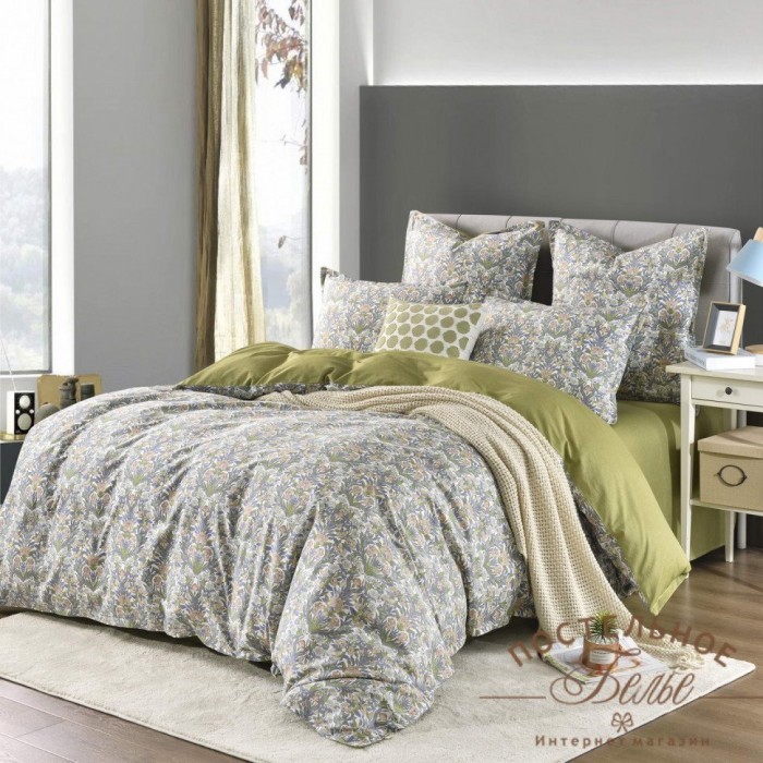 Лив Комплект постельного белья сатин Евро 4н