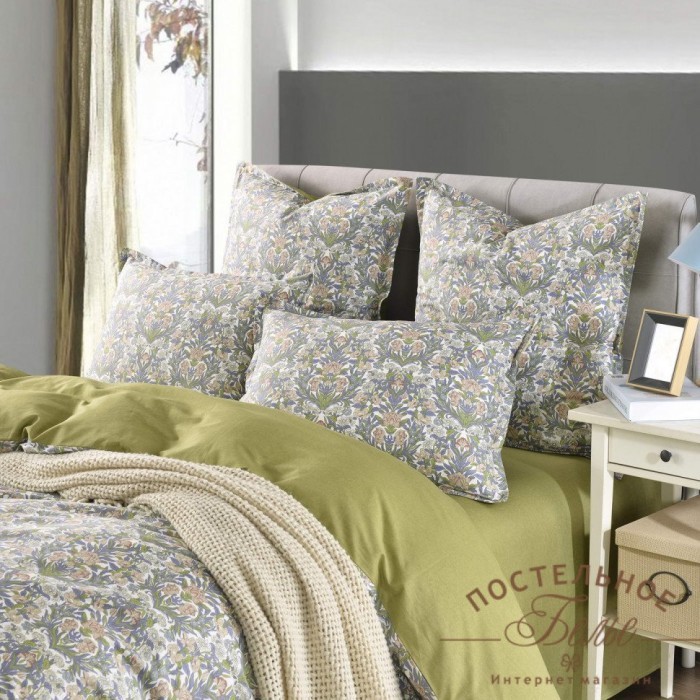 Лив Комплект постельного белья сатин Евро 4н