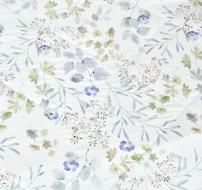 Комплект с летним одеялом евро из египетского хлопка Premium 200х220 см, 2181-OMP 