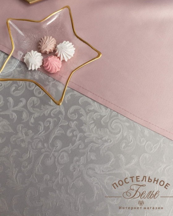 Бекки серая Скатерть 180х280