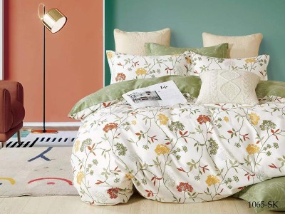 Комплект постельного белья 1,5-пальный Сатин печатный 70х70-2шт SK-15/1065