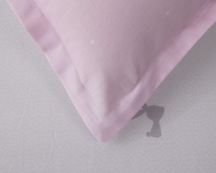 Зайчонок (розовый) Комплект постельного белья детский