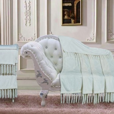 Плед Казанова Плед &quot;Торина&quot; крем жаккард/кисточки 210х230 SR56-193-2.1