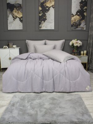 Комплекты для сна Muslin &amp; Satin Solid color (лаванда жемчуг) Евро
