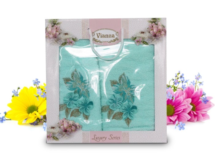 Набор полотенец Vianna Luxury Series (50x90, 70x140) 8041-09