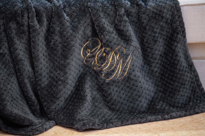 Эшли (антрацит) Покрывало 220х240