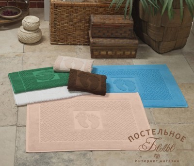 SAROZ (беж) 50х70см Коврик Махровый