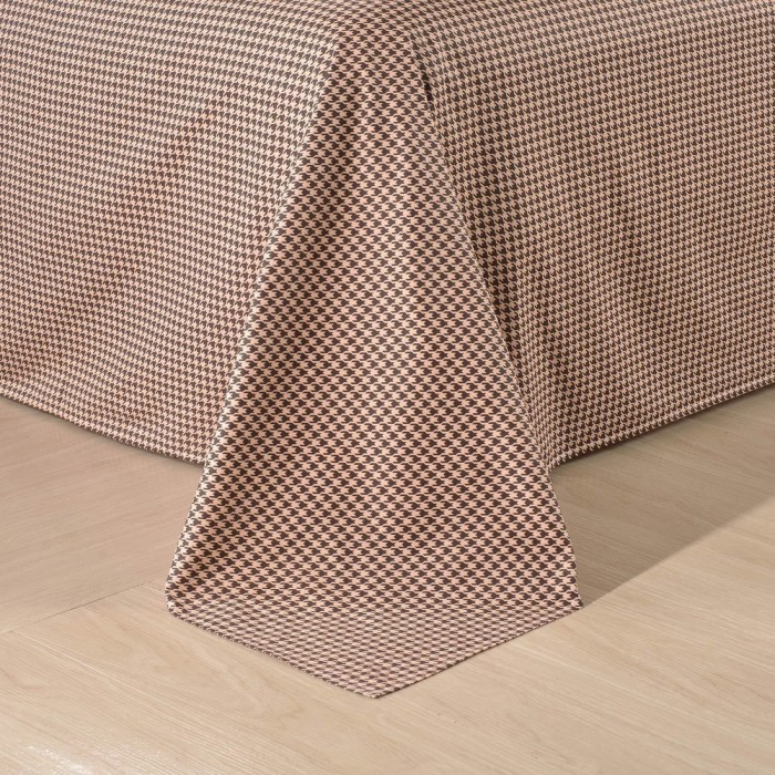 Верон (зеленый) Комплект постельного белья сатин Евро 4н