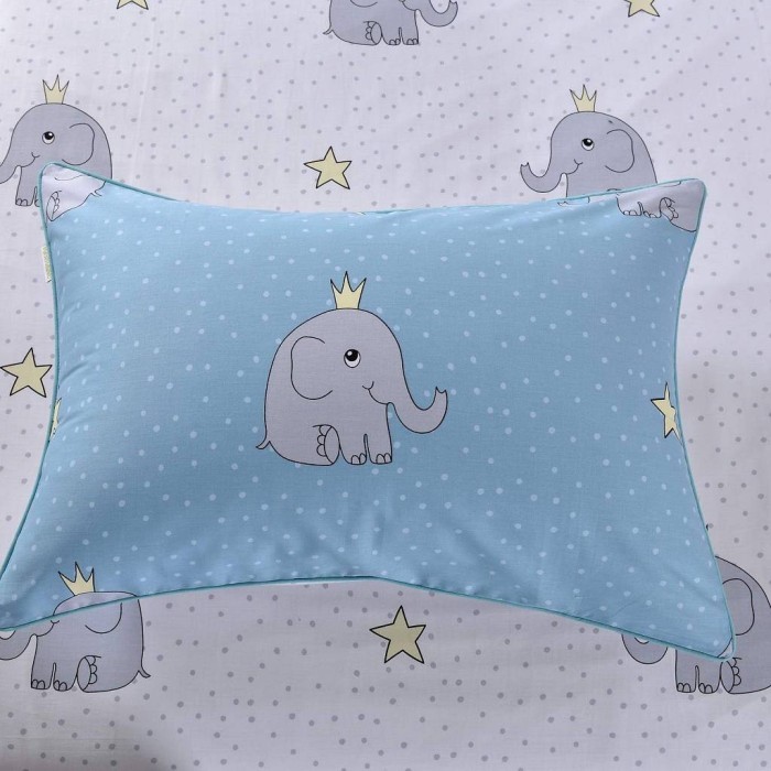 Слон (голубой) Комплект постельного белья детский