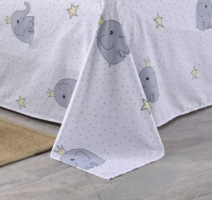Слон (голубой) Комплект постельного белья детский