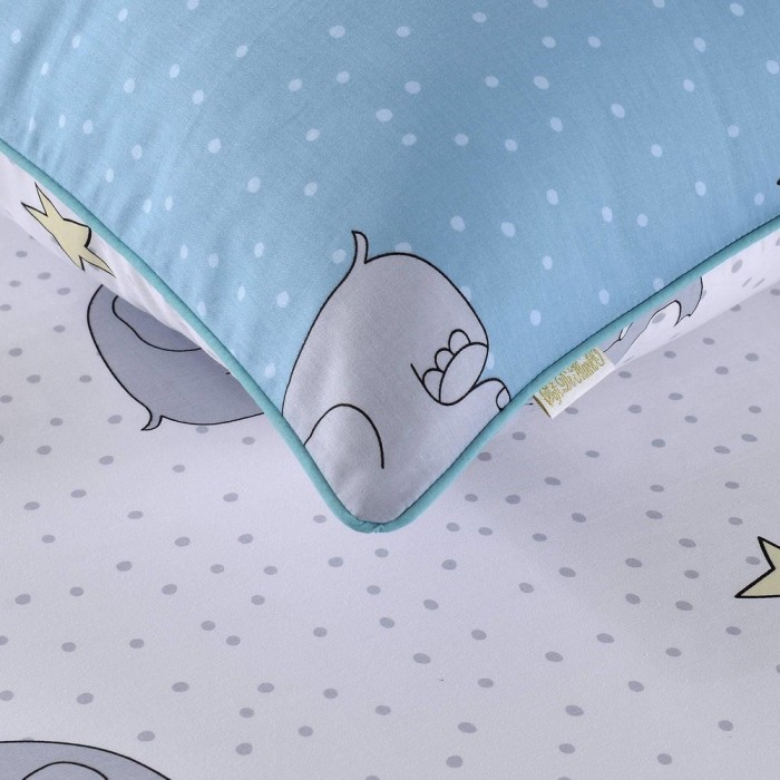 Слон (голубой) Комплект постельного белья детский