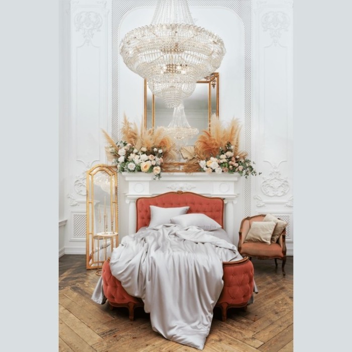 Простыня SILVERY GREY GRASS 260х280