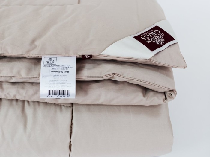 Одеяло ALMOND WOOL GRASS теплое 160х220