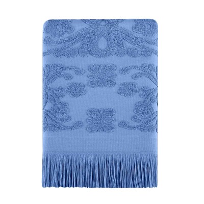 Полотенце Arya С Бахромой 50X90 Isabel Soft Голубой