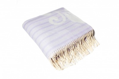 Плед хлопковый, жаккард 6-3 140x200