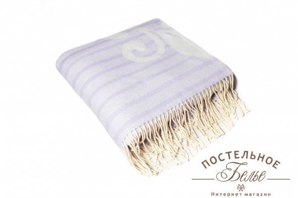 Плед хлопковый, жаккард 6-3 140x200