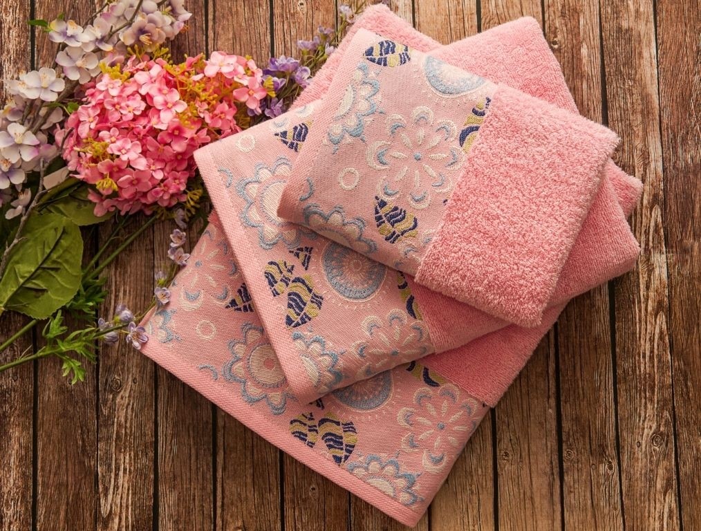 MABELLA Pembe (розовый) полотенце банное 50x90