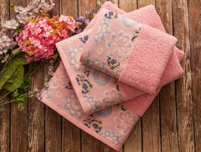 MABELLA Pembe (розовый) полотенце банное  50x90
