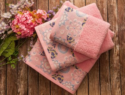 MABELLA Pembe (розовый) полотенце банное  50x90