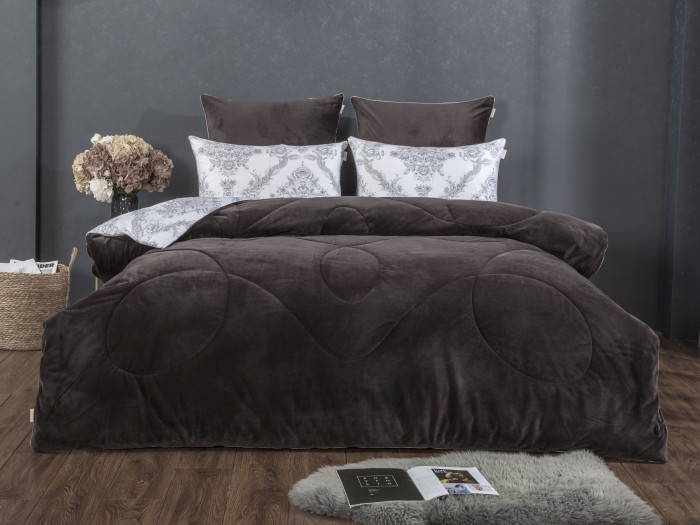 Комплекты для сна Диора (графит жемчуг) ABC Cotton Евро