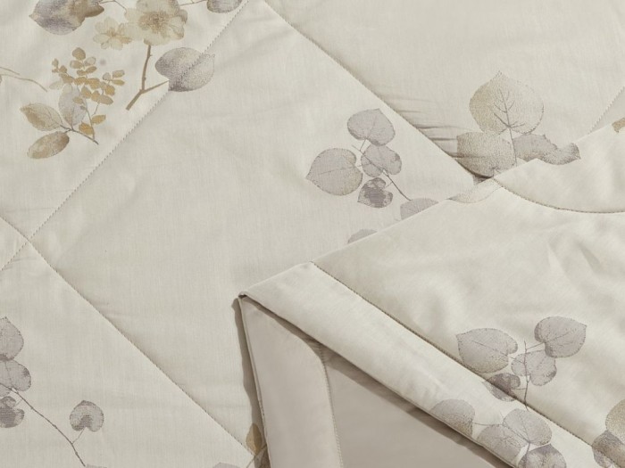 Комплект с летним одеялом евро из хлопкового жаккарда 200х220 см, 2241-OMP 