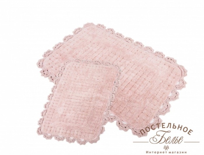 Коврики для ванной MINA Pink-60x90+40x60