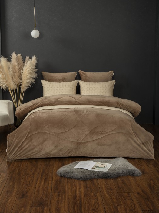Комплекты для сна Лютер (бежевый латте) АВС Cotton Полуторный