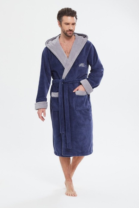 Махровый халат из бамбука Lifeguard (PM France 949) джинс
