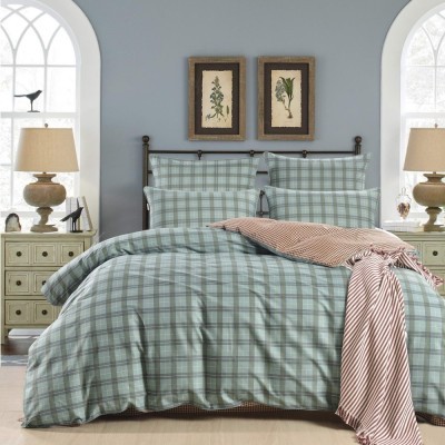 Верон (зеленый) Комплект постельного белья Сатин 2х