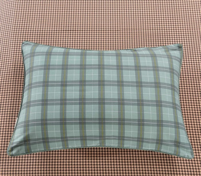 Верон (зеленый) Комплект постельного белья Сатин 2х