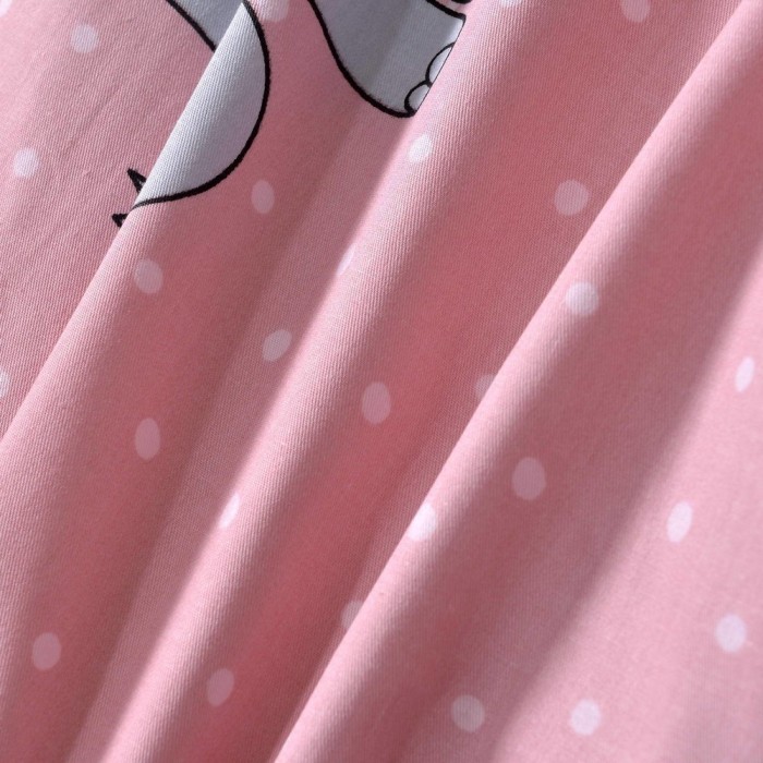 Слон (розовый) Комплект постельного белья детский