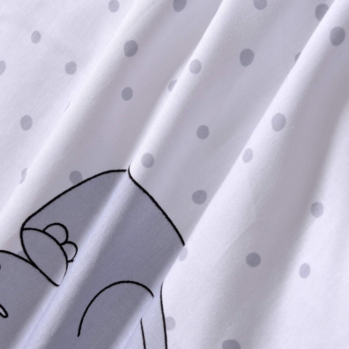 Слон (розовый) Комплект постельного белья детский