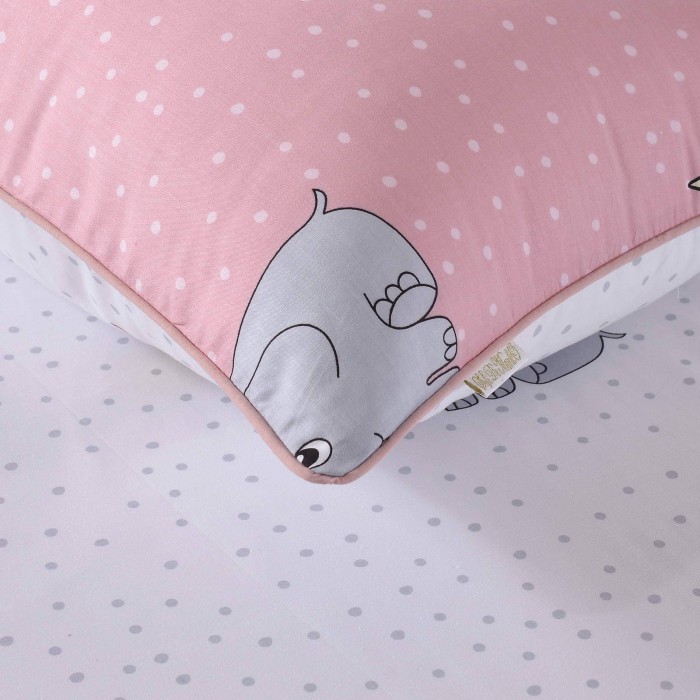 Слон (розовый) Комплект постельного белья детский