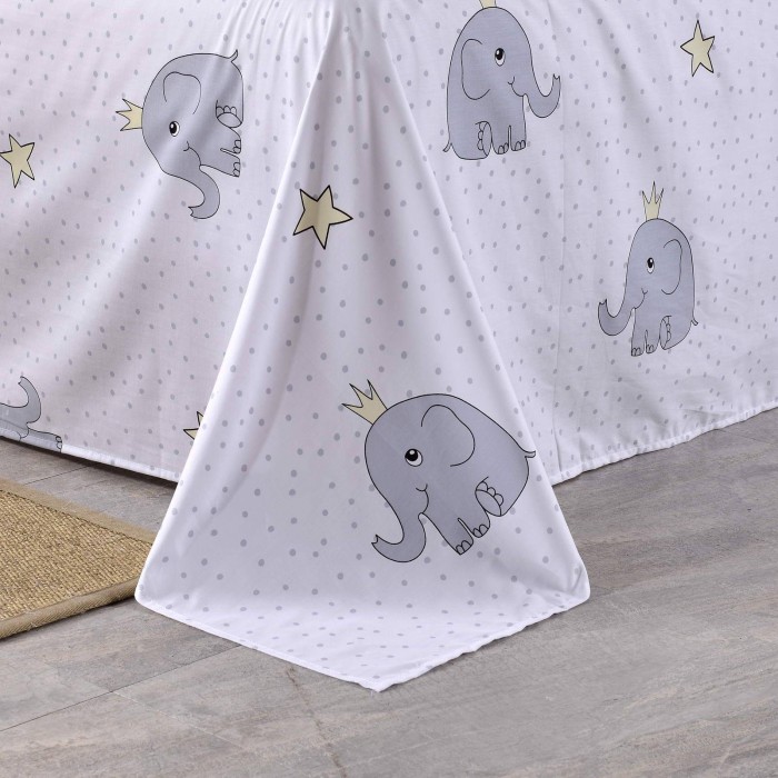 Слон (розовый) Комплект постельного белья детский