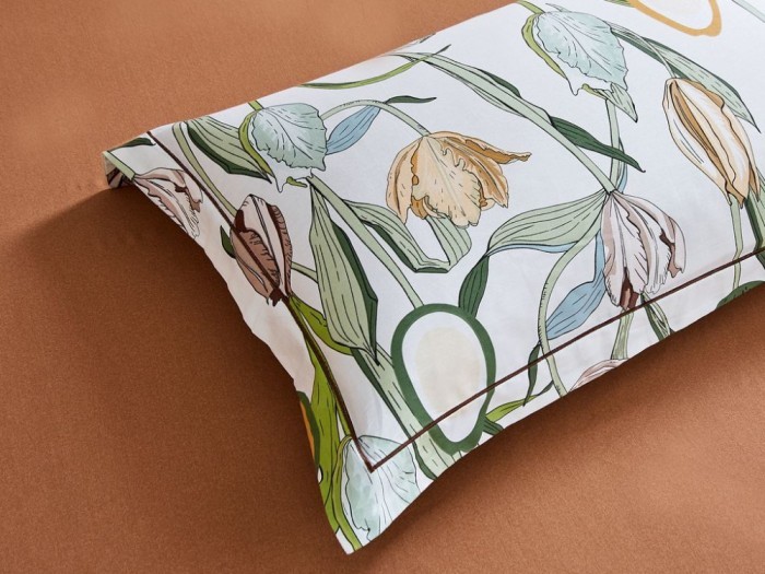 Комплект простыни с наволочками Asabella 1729-3P хлопок