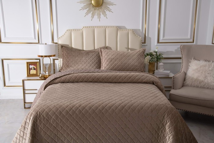 Натаниэль (беж) Покрывало 240х260