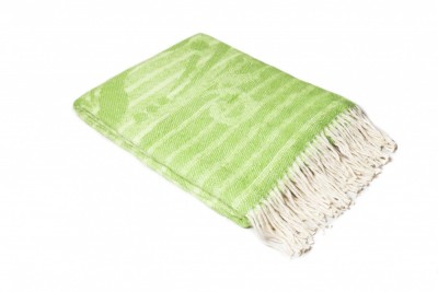 Плед хлопковый, жаккард 6-24 140x200