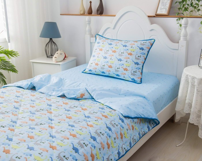 Динозаврики (голубой) Комплект Детский
