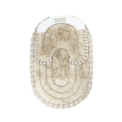 SELENA (капучино) Набор ков. для ванной комнаты 60х100 и 50х50см